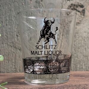 12 oz Schlitz Malt Liquor Vintage Glass